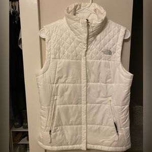 White North Face Vest